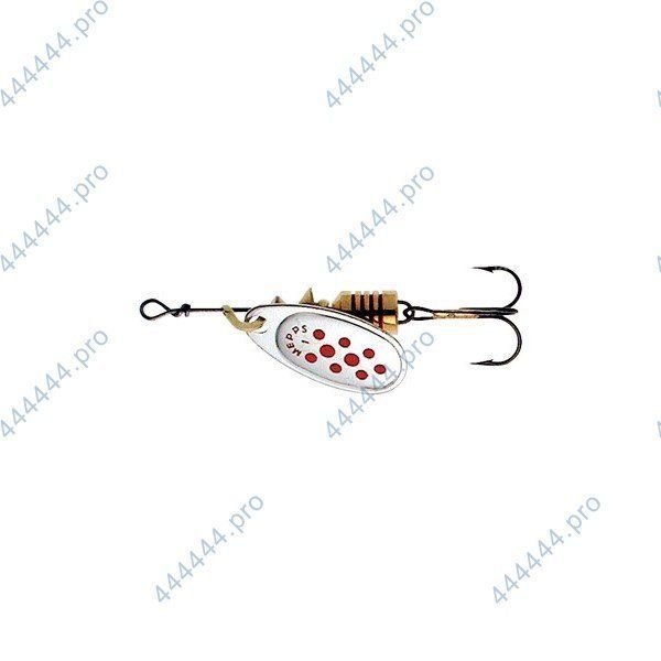 Блесна вращающаяся Mepps "COMET 1 Silver/Red dots