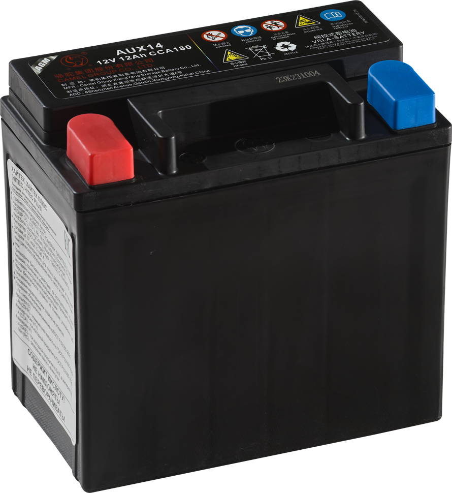 12 HITEC AUX14 AGM YTX14  Аккумулятор залит/заряжен