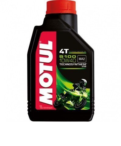 MOTUL 5100 10W40 4T 1L моторное масло полусинтетическое 104066/106906/112858 /Мотоотдел/