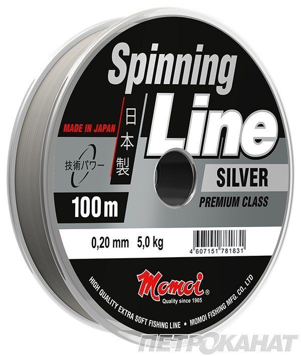 Леска Spinning Line Silver 0, 50мм,  24, 0 кг, 100 м, (шт.)