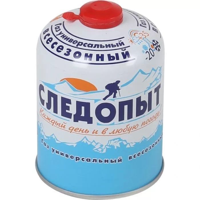 Баллон газовый СЛЕДОПЫТ 450г. резьбовой (всесезонный)