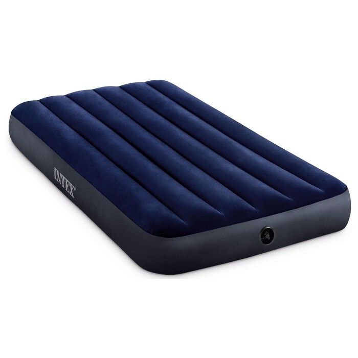 Матрас кемпинговый флок 99х191х25 см (64757) INTEX