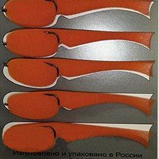 Рыбка поролоновая оранжевая (05).80мм, Кр.№2 Owner, 5шт/уп