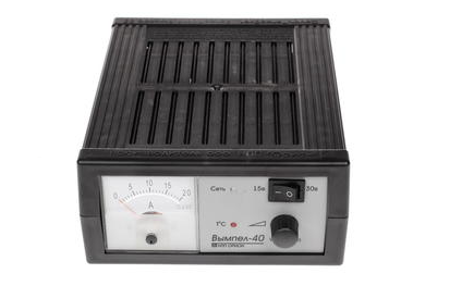 Зарядное устройство Вымпел-40 (автомат,  0-20А,  12/24В,  стрелочный амперметр)