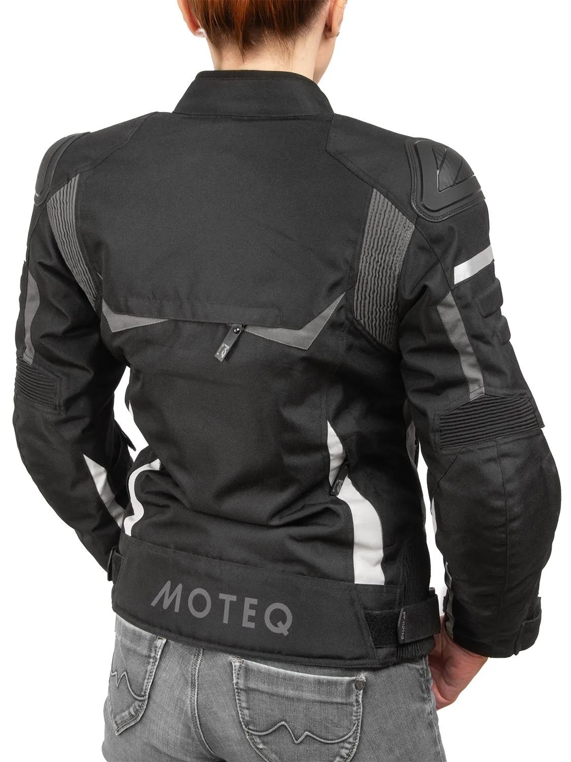 Куртка текстильная женская MOTEQ ASOL черный/серый L