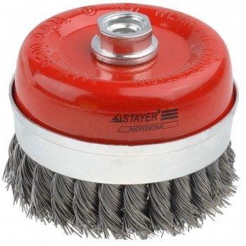 Корщетка для УШМ Ø120мм сталь витая ProperTools РТ21912