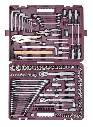 Набор инструмента универсальный 142 предмета 1/2",  1/4",  3/8" Thorvik TS142