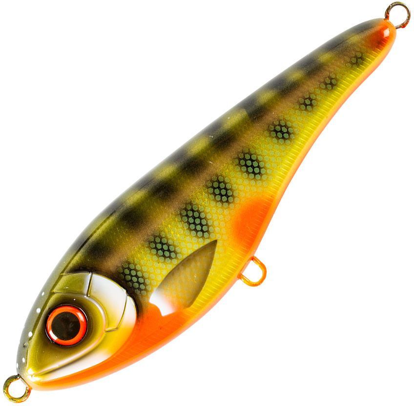 Воблер Джеркбейт Strike Pro Buster Jerk II Shallow Runner,  120 мм,  37 гр,  Загл. 0, 3м.-2, 0м.,  Медленно всплывающий,  цвет: C754F Elritsa,  (EG-049#C754F)