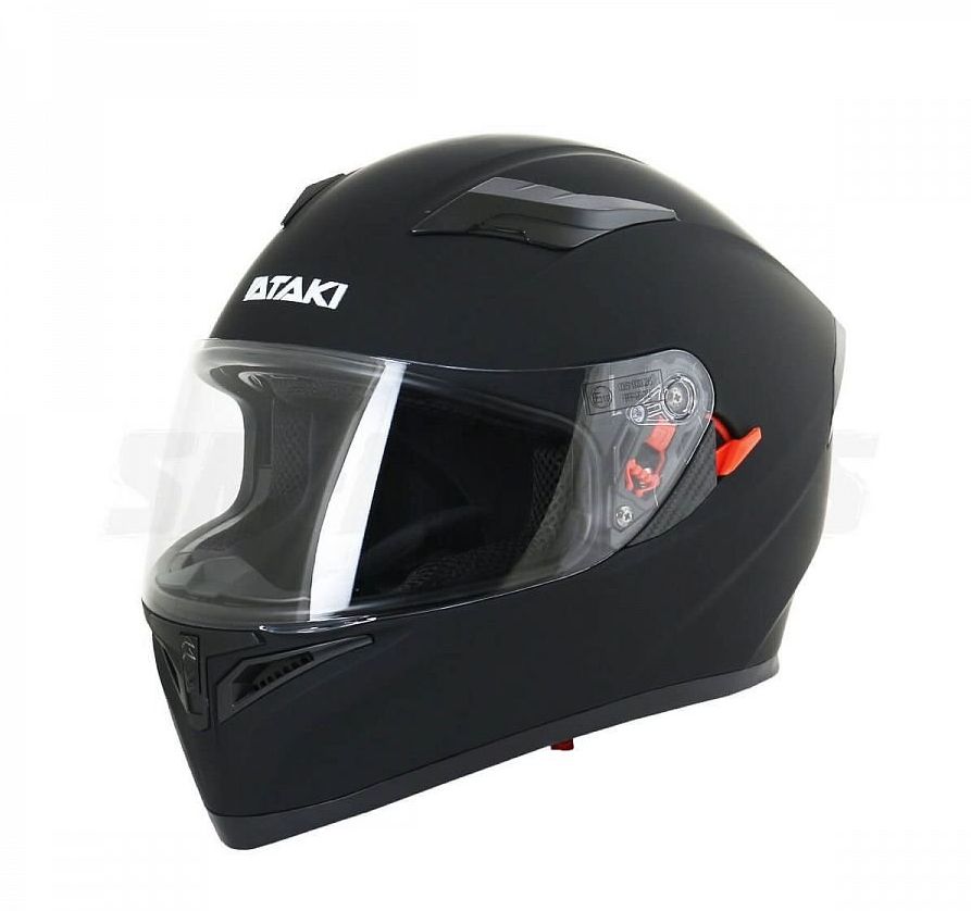 Шлем интеграл Ataki JK316 Solid черный матовый XL