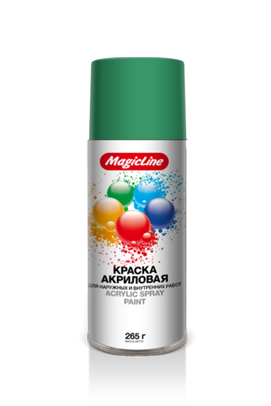 Краска MAGIC LINE RAL 6026 Темно-зеленая 265гр