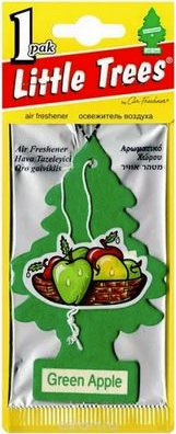 Ароматизатор "Car-Freshner" Елочка (Зеленое яблоко)