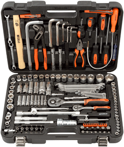 Набор инструмента универсальный 141 предмет 1/2",  1/4" АвтоDело 39914