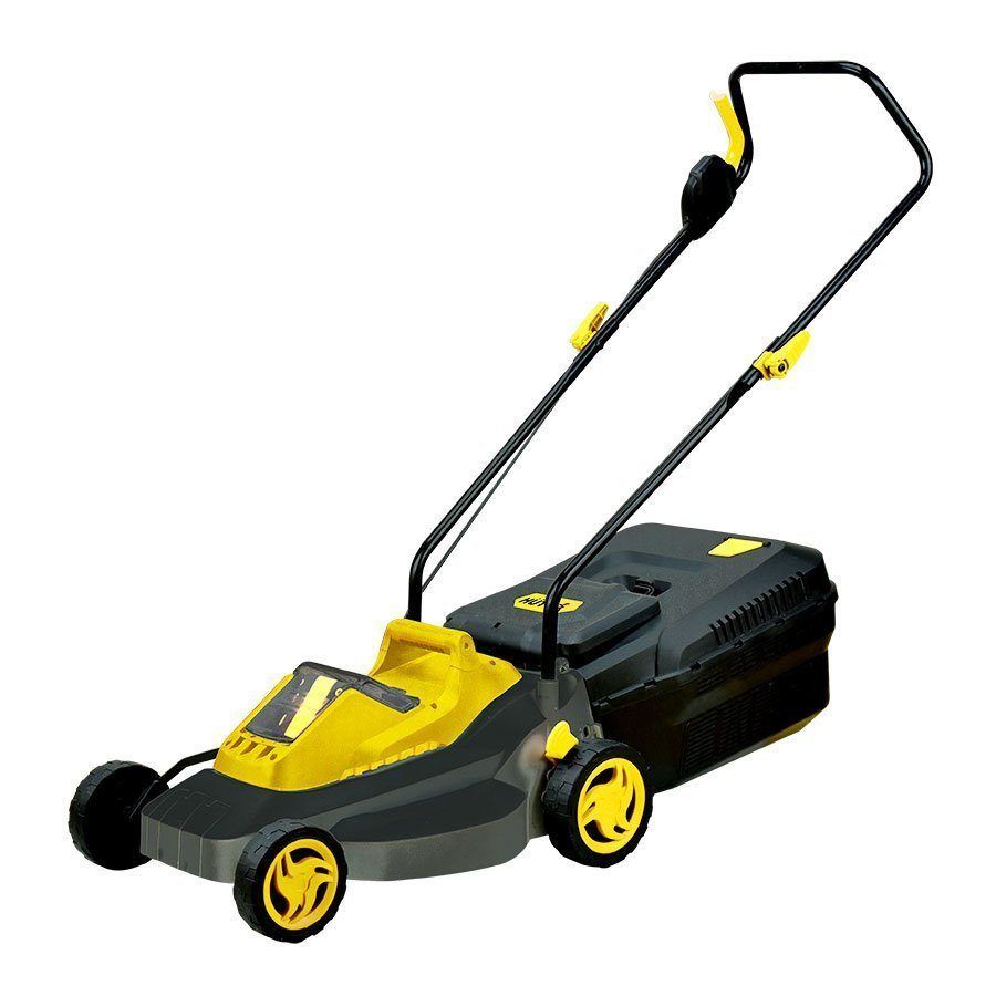 Газонокосилка электрическая CHAMPION EM3716 (1600Вт,  ширина кошения 37см,  травосборник 40л,  вес 14, 1кг)