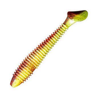 Приманка съедобная Keitech Swing Impact FAT 7.8" #EA15 Grape Chart Red FLK