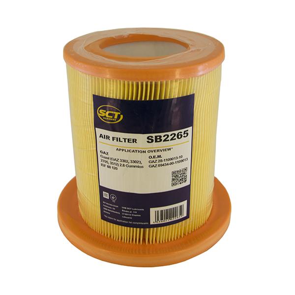 Фильтр воздушный ГАЗель Cummins ISF 2, 8 SCT низкий SB 2265 (ан.GB-9434)
