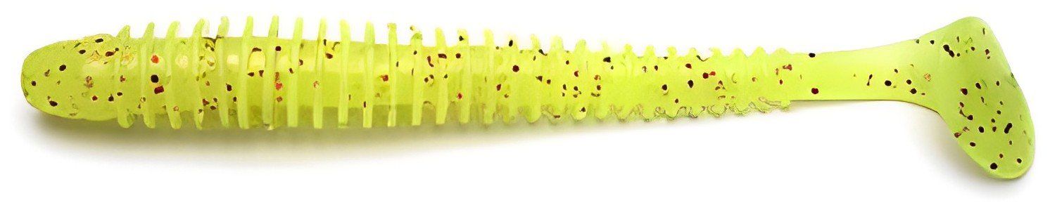 Приманка съедобная Keitech Swing Impact 4.5" PAL #01 Chartreuse Red Flake