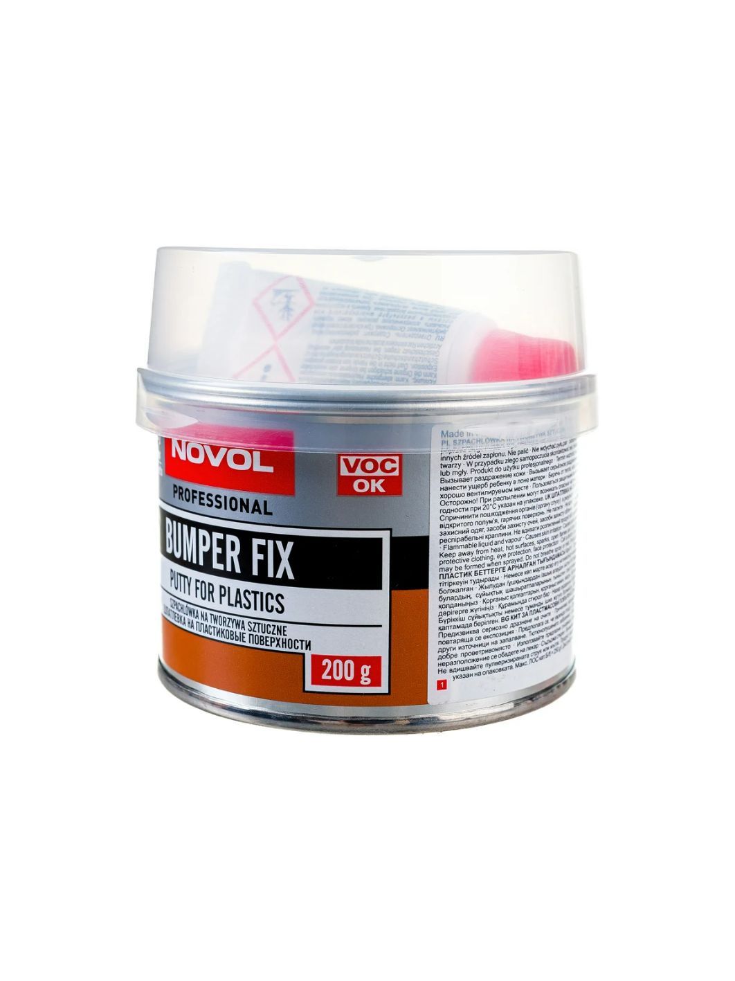 Шпатлевка NOVOL BUMPER-FIX 1170 200гр