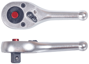 Трещотка 1/4" 45 зубьев (L=115мм) укороченная АвтоДело 39767