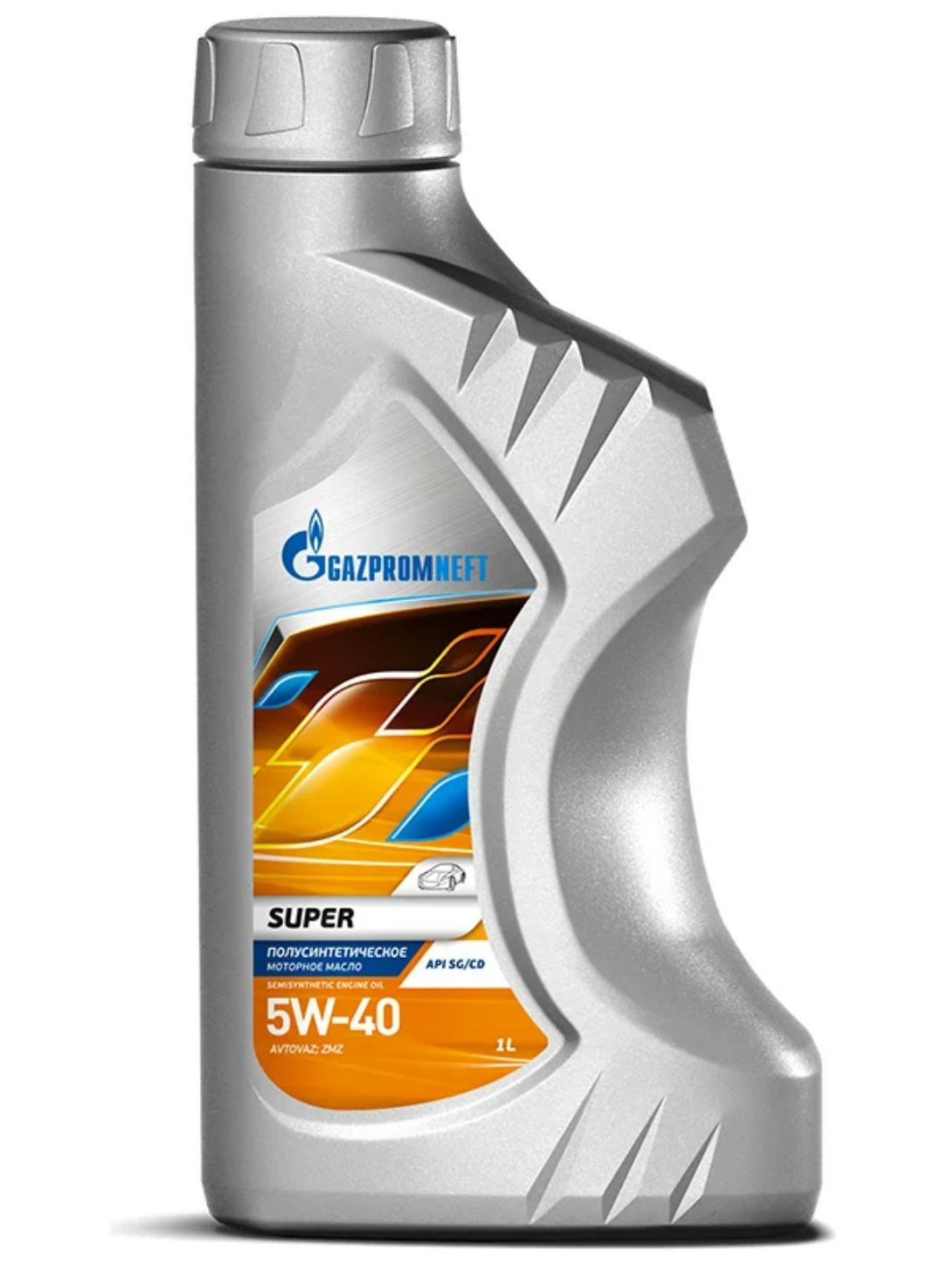 ГАЗПРОМНЕФТЬ 5w40 Супер SG/CD 1л синтетическое моторное масло