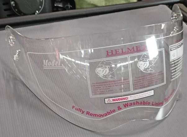 Визор для шлема LEO/Octans прозрачный 170111 LN