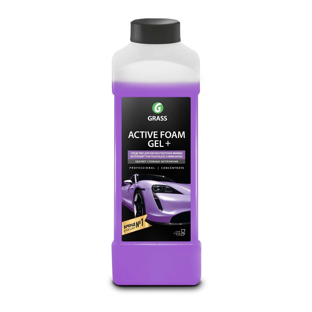 Автошампунь для бесконтактной мойки GRASS Active Foam GEL+ (1л.) 113180