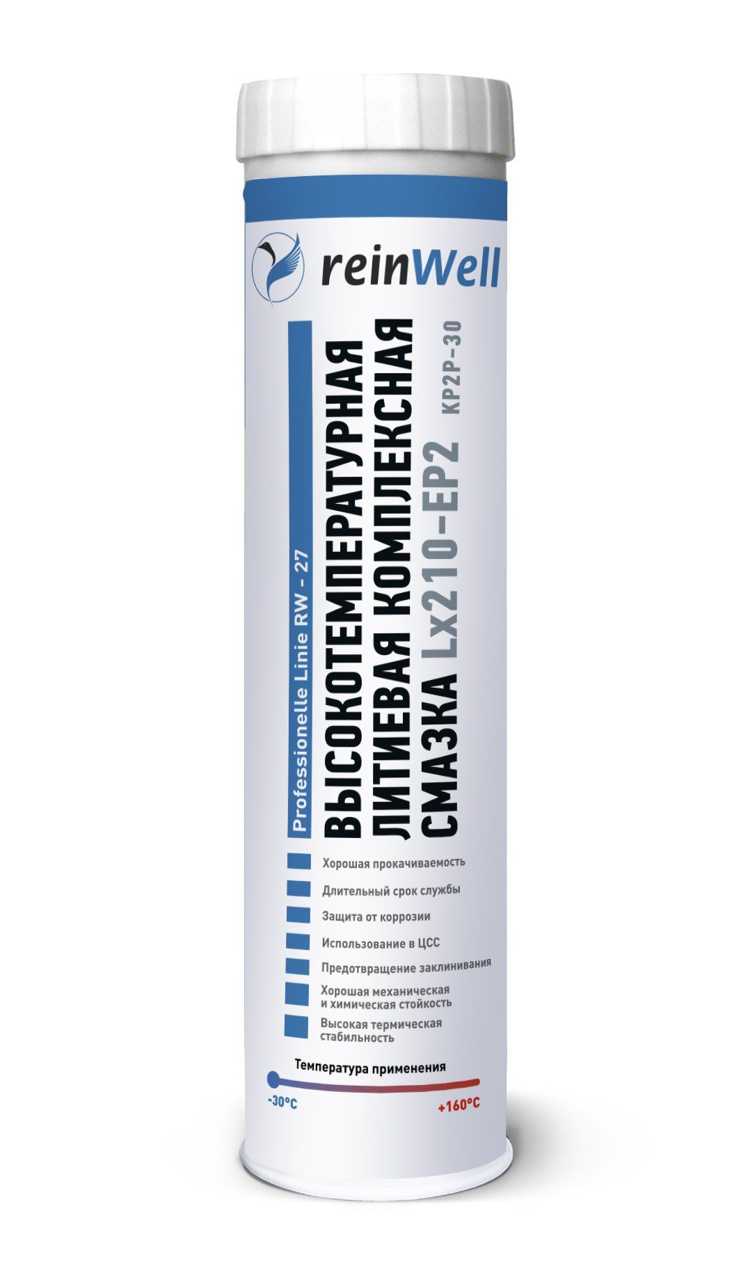 Смазка литиевая REINWELL высокотемпературная Lx210-EP2 RW-27 3222 - 400 гр.