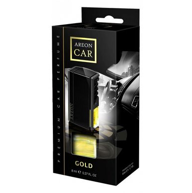 Ароматизатор "AREON" на дефлектор "Car Box Black Style" (Gold)