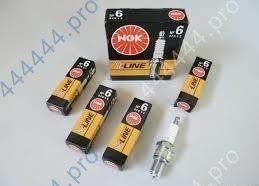 Свеча NGK V-Line №6 ГАЗ, УАЗ дв.405, 406, 409, 4216 (инжектор) (4шт./к-т)