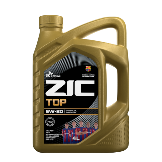 ZIC TOP 5W30 4л синтетическое моторное масло