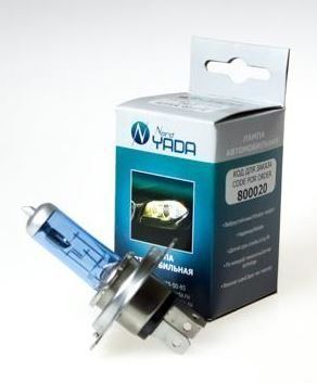 Автолампа галогеновая Н4 12V-60/55 YADA Super White P43 (1шт.)