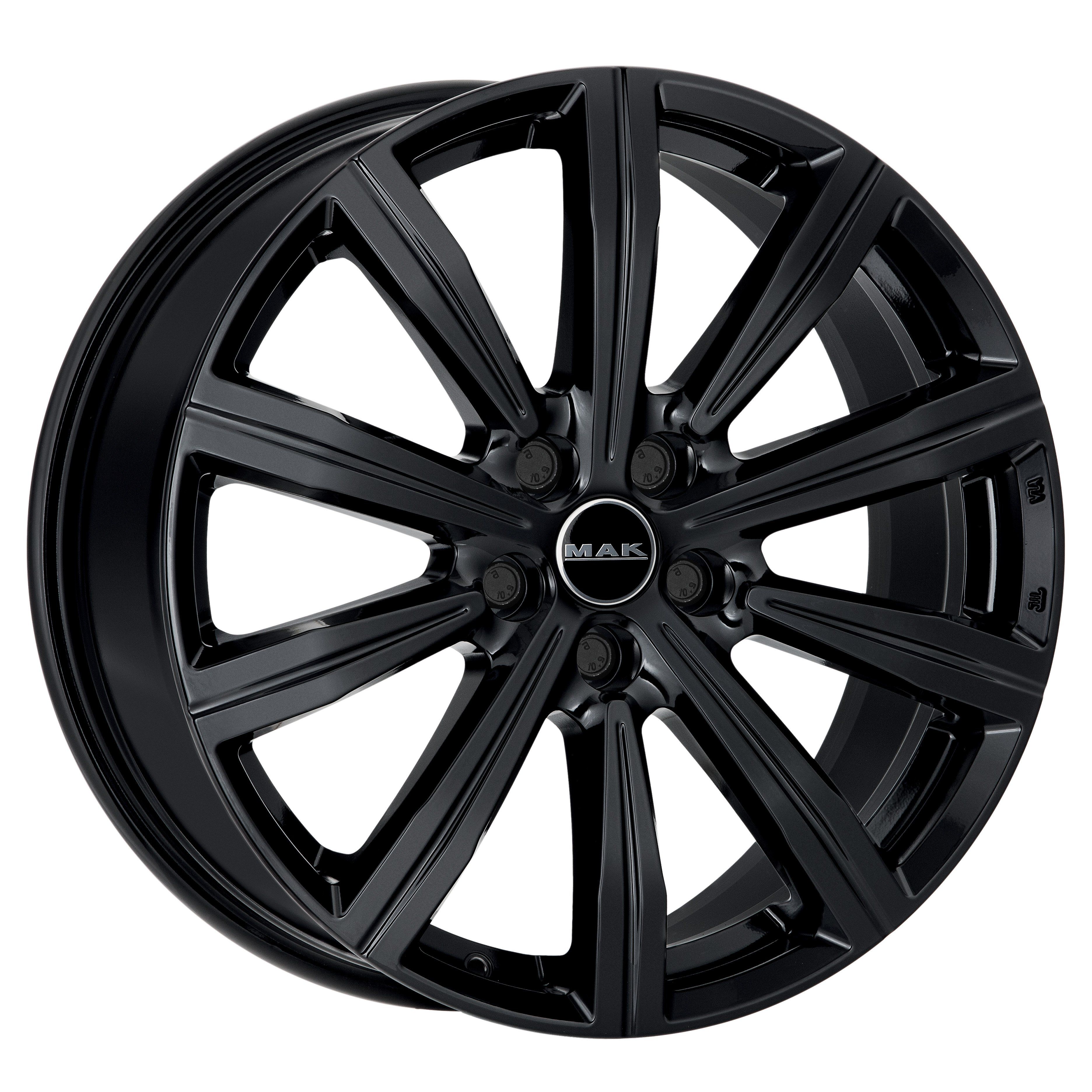 MAK Birmingham 8, 5x20 5/112 ET52 d-66, 6 Gloss Black (F8520IRGB52WS5X)