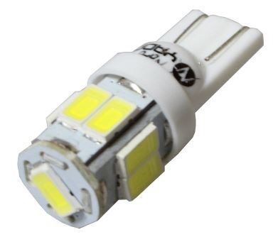 Светодиод 12V W5W (T10) белый 9SMD YADA (904734) (1шт.)
