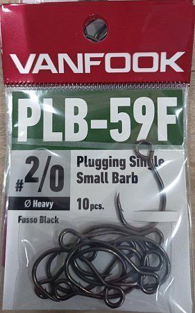 Крючки VANFOOK PLB-59F fusso black (#2)