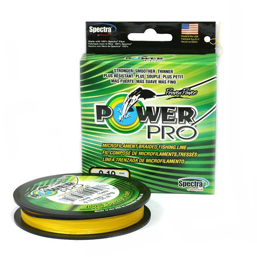 Леска плетеная POWER PRO 135 м желтая 0, 06мм 3 кг