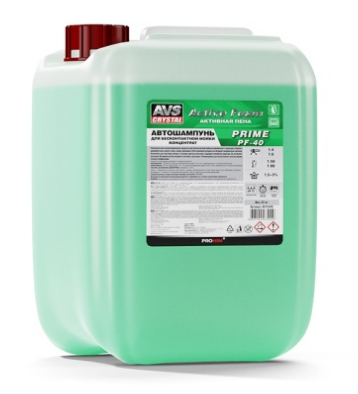 Автошампунь для бесконтактной мойки AVS PF-40 Active Foam (1:4-6) PRIME (22кг)