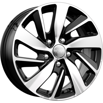 Литой диск K&K КС741 (ZV 16_ASX) 6.5x16/5x114.3 D67.1 ET46  алмаз черный комплект 4шт.