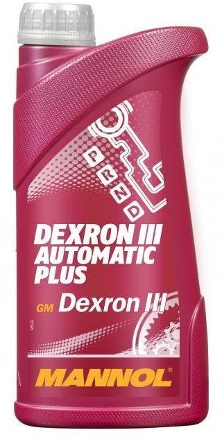 MANNOL ATF Dexron III Automatic Plus 8206 1л трансмиссионное масло