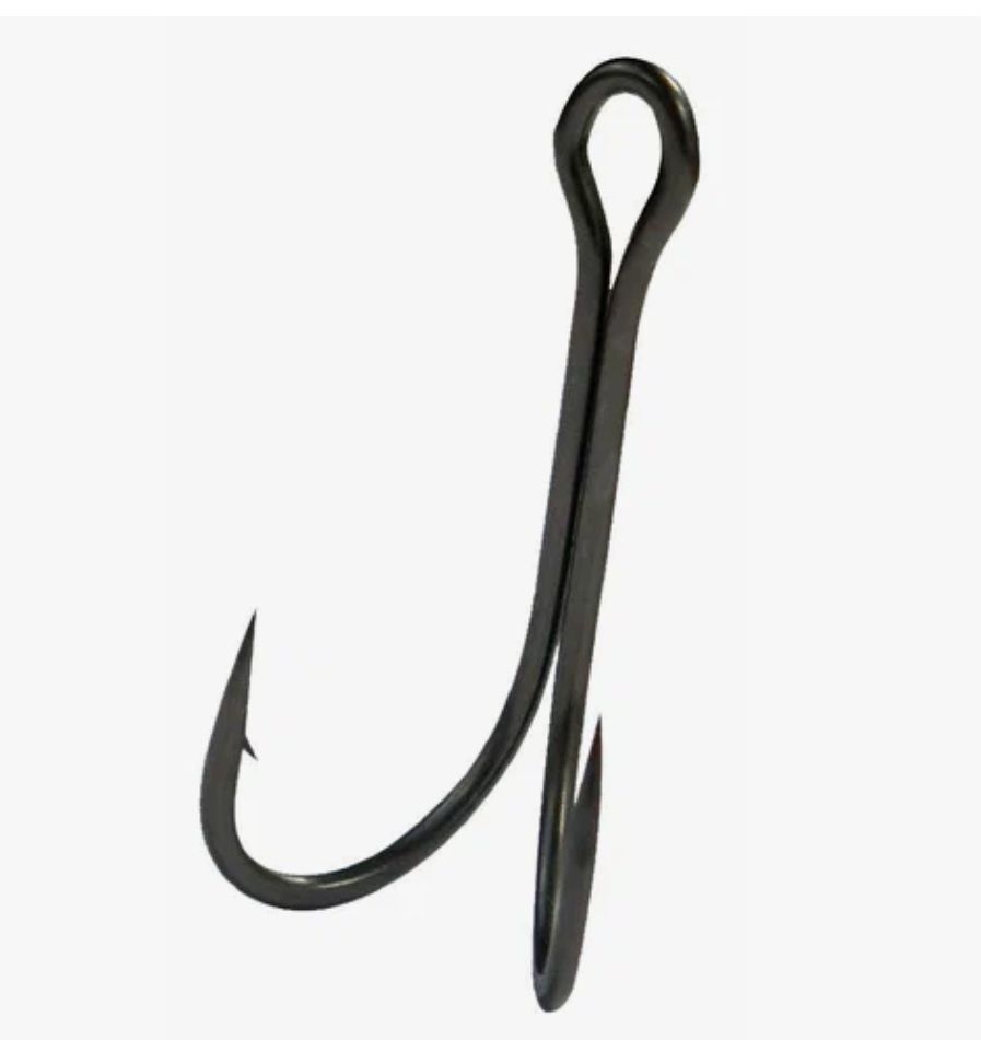 Двойники VANFOOK DW-42B long  #1/0 stealth black
