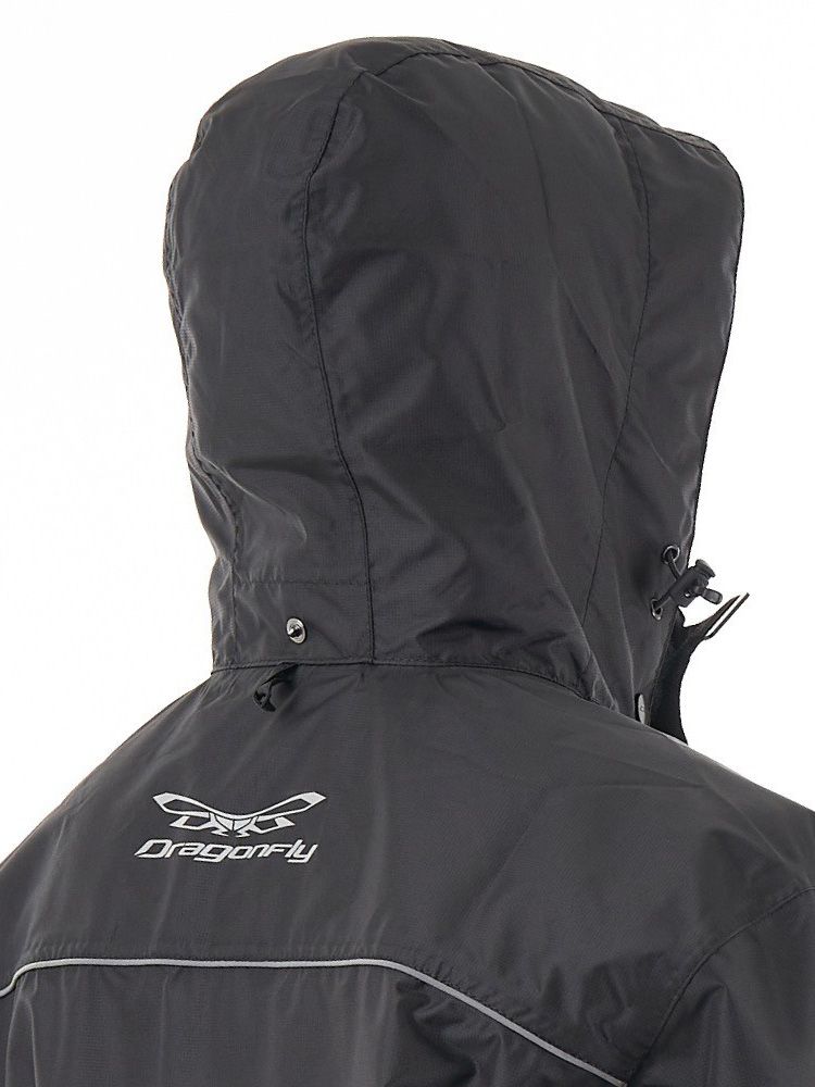Куртка - дождевик DRAGONFLY EVO BLACK (2023) (мембрана 10000/8000) S