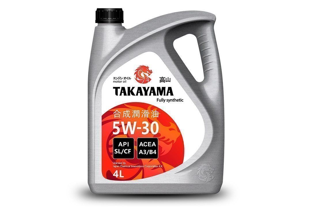 TAKAYAMA PL 5W30 АPI SN/CF C3 4L синтетическое моторное масло