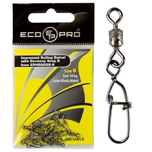 Вертлюг ECOPRO с застежкой EP-301-10 (EPHRSGSB-10) -10 шт