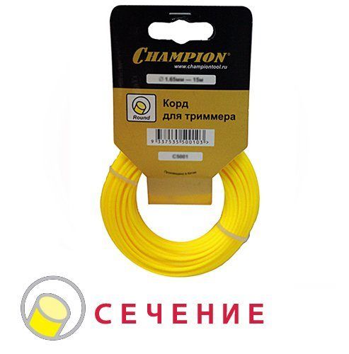 Корд триммерный Ø3.0мм круглый (12м) R3012 HUTER 71/2/1 