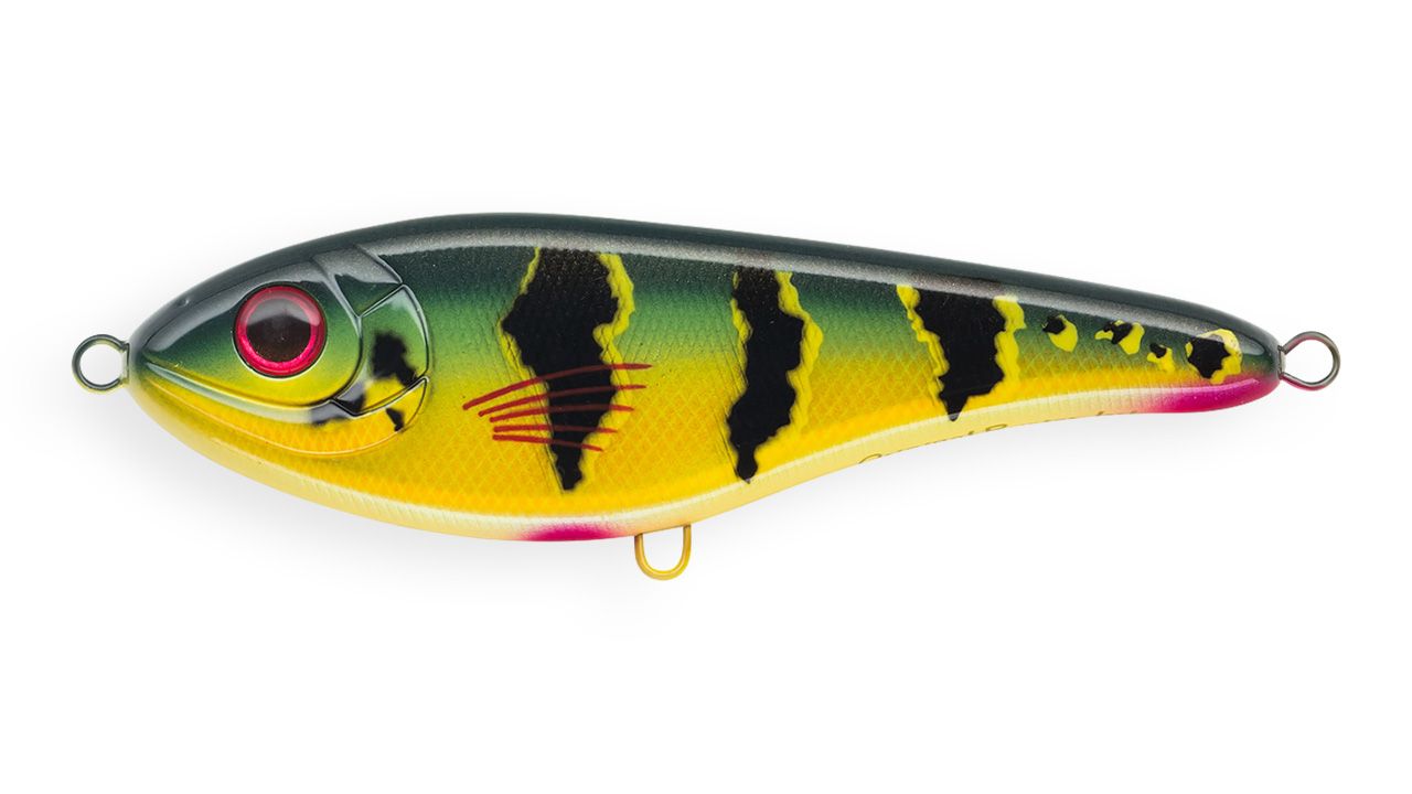 Воблер Джеркбейт Strike Pro Buster Jerk II Shallow Runner,  120 мм,  37 гр,  Загл. 0, 3м.-2, 0м.,  Медленно всплывающий,  цвет: C506F Peacock,  (EG-049#C506F)