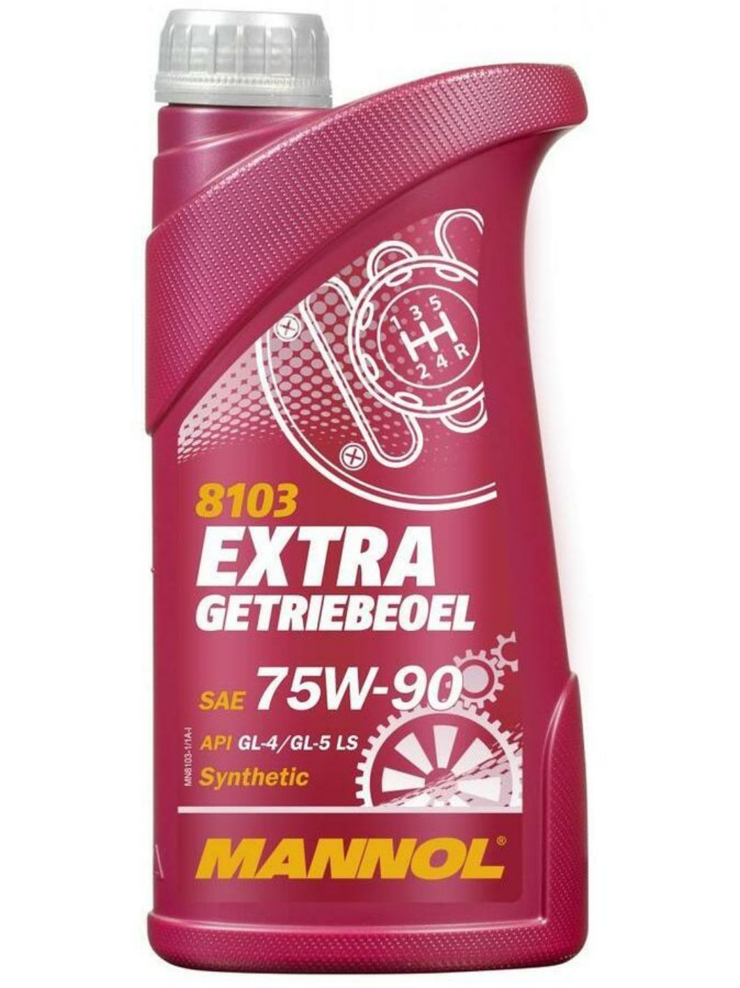 MANNOL Extra Getriebeoel 75W90 GL-4/GL-5 LS 8103 1л синтетическое трансмиссионное масло