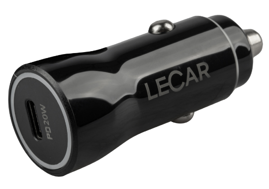 Автомобильное зарядное устройство LECAR (1 порт Type-C,  3А) (LECAR000195209)