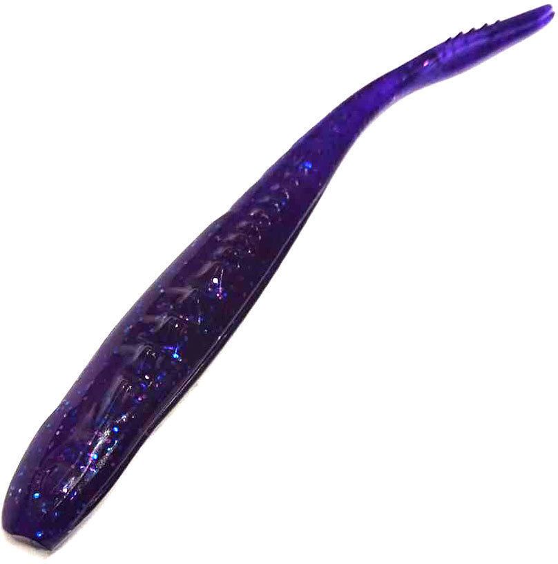 Приманка ZUB-HORDA SLAG 144мм-4шт,  (цвет 610) фиолетовый с блестками
