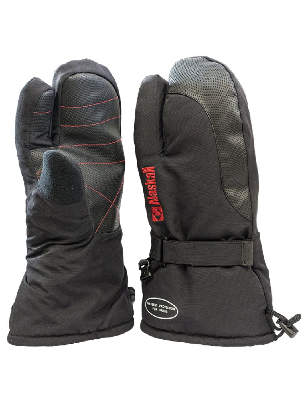 Варежки Alaskan Two Fingers L (AWGTFBL) черн. м