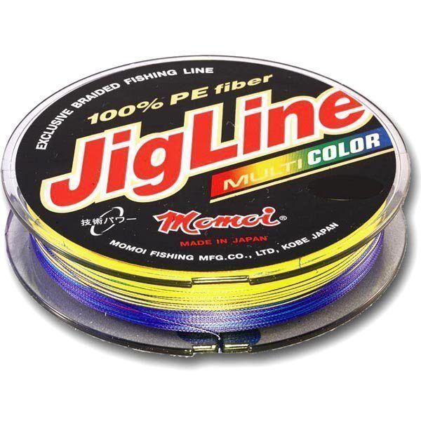 Шнур JigLine Multicolor  0, 20 мм,   16, 0 кг,  100 м 5 цветов по 10м.