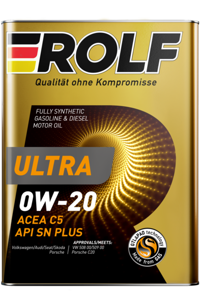 ROLF Ultra 0W20 C5 SN Plus 1л синтетическое моторное масло