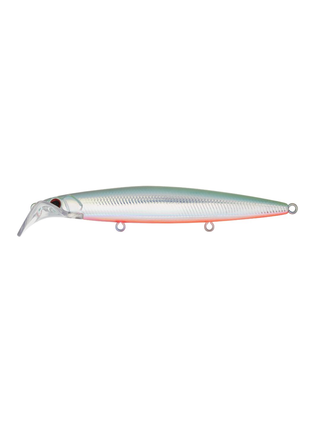 Воблер Минноу Strike Pro Scooter Minnow 110F,  110 мм,  11, 8 гр,  Загл. 1, 5м.-2, 5м.,  Плавающий,  цвет: R114OB Pearl,  (EG-186F#R114OB)